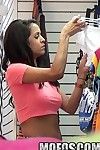 Hey bro! Thanks for uploading infant video of your sexy friend Abbey trying on some bikinis at her store Stallion zoomed right in on Abbeys big ass swallowing her thong, then talked her into letting him pound her latin chick uterus right there in the stor