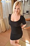 BBW blonde shows her tits that appear to be as if pillows