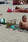 Topless Bãi biển sunbathing thiếu niên kẻ hay rình mò, Bãi biển Candid Bãi biển