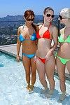 drei lesbos in Bikini Erotische Tanz und lecken muff Unterwasser