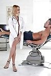 Erica Fontes cures her sexy patient by giving him a deep blowjob