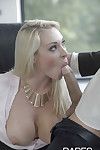 Hardcore office sex from big ramrod for busty Euro blonde Victoria Summer