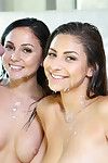 Ariana marie and nina north enjoy a slippery threesome with thei