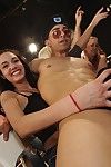 Super moist immense tits college babes fucked by fellow strippers