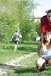 Naughty thai slut and her european friend have some pussy licking fun