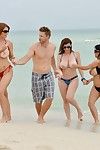 Charlee go after having a beach threesome with holly halston and sa