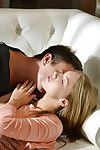 Juvenile blondie Ebbi is action the majority remarkable handjob and blowjob