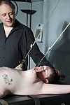 Amateur needle bdsm and private dungeon soreness rack drill