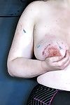 Intense needle torture of bbw painslut rosieb in destroyed tit punishments