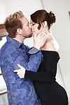 Sultry MILF with sexy body Chanel Preston making out with a dude