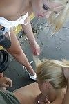 Public gangbang of Paris Gables, Kylee Reese and Holly Wellin