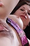 Adult MILF Arden Delaney playing with her puffy vagina close up