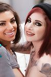 Sheena rose and darcie dolce get lost in woman-on-woman lust