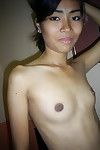 Young Chinese sheila takes a shower-room