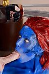 cosplay đơn vị attired tên tóc đỏ diễn Nicole Aniston đưa - UNN dùng miệng kiếm tiền