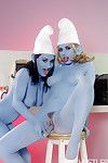 Lexi belle and charley practice in this aint the smurfs xxx