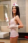 Oriental dick-holding ladies anal toying