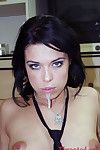 Demi marx gives nasty deepthroat and gains facialed
