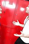 Lovely Charley Track with huge apples has hardcore sex in the locker room