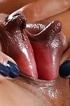 Leggy Asian solo girl in high heels with chunky labia lips fingering asshole