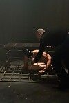 Model purchases tied up and anal drilled by kinky couple