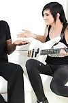 Nikki Hearts answered Jon Jons ad he posted on the internet, seeking a girl who was all about that bass. There was confusion when Nikki showed up with her bass guitar, this chick was unsure but intrigued of his playing air guitar - Jon Jon confessed that 