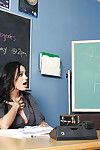 Hot teacher with gorgeous boobs Angelina Valentine fucked by student
