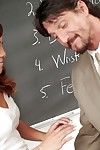 Slutty teen Alliyah Sky gets her smooth on top twat owned by her teacher