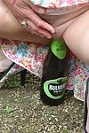 Bottlefucking flashers mature exhibitionism and peculiar outdoor masturbation of