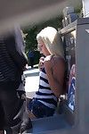 Violated babe in public exposed