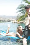 Outdoor sex in the ocean with a stunning adolescent girl Jada Stevens