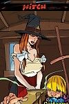 Titsy titted witch fucking hard