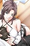 Superior manga minx showing her massive love melons and playing with her pink nipples