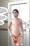 A guy with big dick act the household slave in  comics from sergio