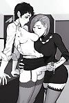Anime dick-holding ladies fucks girl