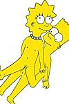 bart und Lisa simpsons berühmt Skizze Sex