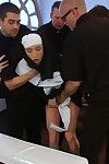 Innocent nun being team-banged by 5 priests in chapel