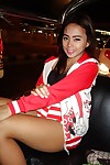 Tourist picks up teen Thai slut on the street and creampies her Oriental pussy