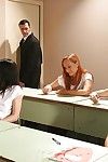 Nasty schoolgirls getting punished severe and hard by their naughty teachers