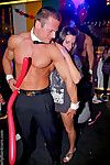 Cock starving chicos showing off their blowjob skills at the drunk party