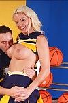 Blonde cheerleader with elegant body Rhylee Richards fucking hardcore