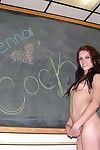 Amateur pelirroja Adolescente modelado Desnudo y la difusión de Culo