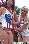 These guys got everything they needed for a hawt 4th of July: fireworks, a BBQ and some sexually intrigued sluts. Stallions rolled the camera while they partied, and when things heated up, and the girls sucked and fucked like pro sluts, made their own ama