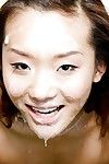 seksi Çin porno Alina Li veren BJ önceki için Sürme büyük jock