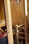 bir nemli sauna masturbasyon