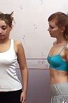 Titsy teen bbw trained by a lesbian milf