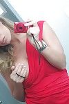 Big tits girlfriend Nicole Aniston does some self shots as mother gave birth