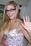 Glimpse this hot youthful golden-haired babe give a cfnm ...(clothed female, naked male) .