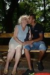 Hairy bawdy cleft of sweet granny Norma gets nailed hardcore with a juvenile cock