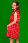 Mona hates zenda\'s polkadot dress, so she strips her completely uncovered and makes